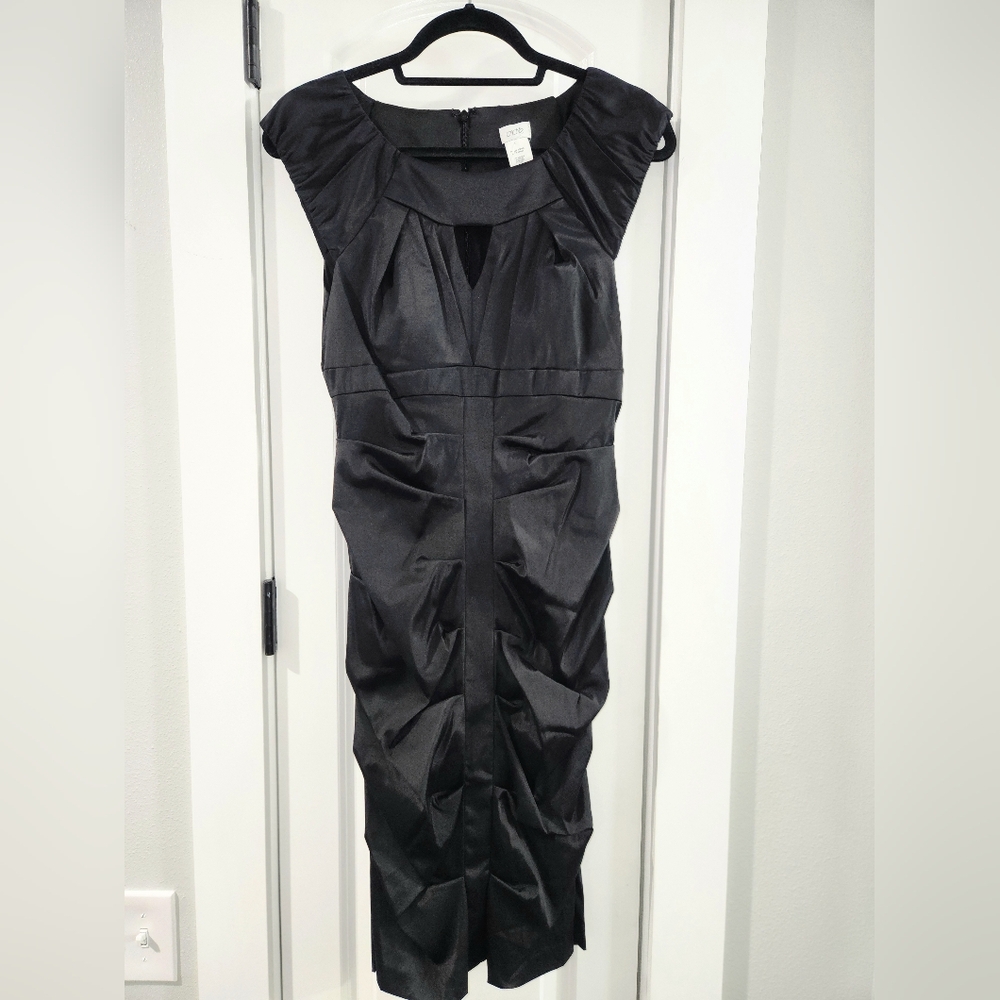 Cache Black Bodycon Cocktail Dress, size 10 *NWT* - Picture 2 of 9